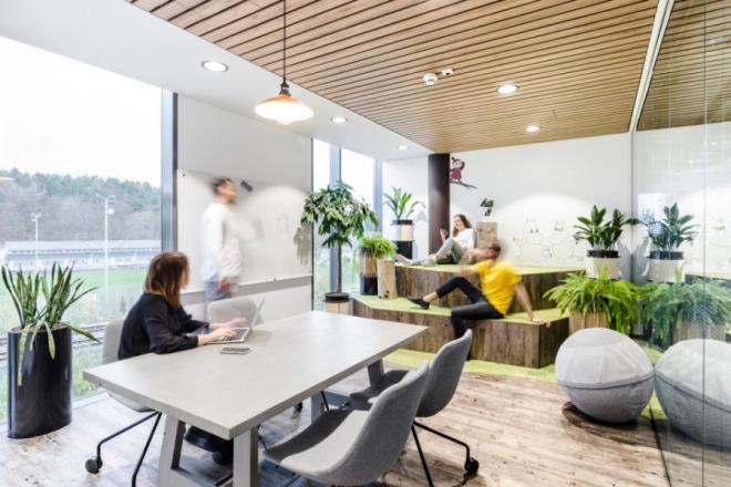 Workplace Solutions, bank nordea, wnętrze biura
