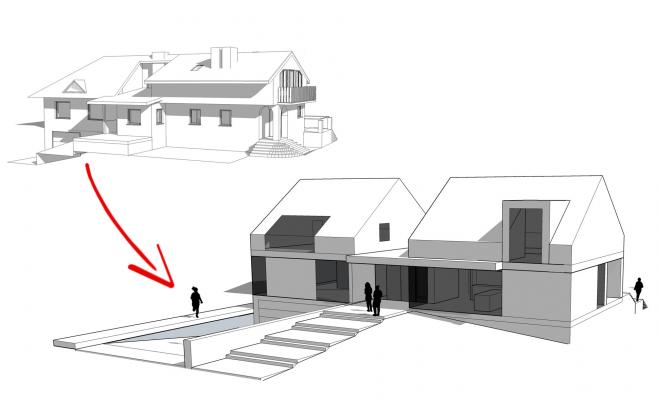 Projekt domu jednorodzinnego, Stoprocent Architekci