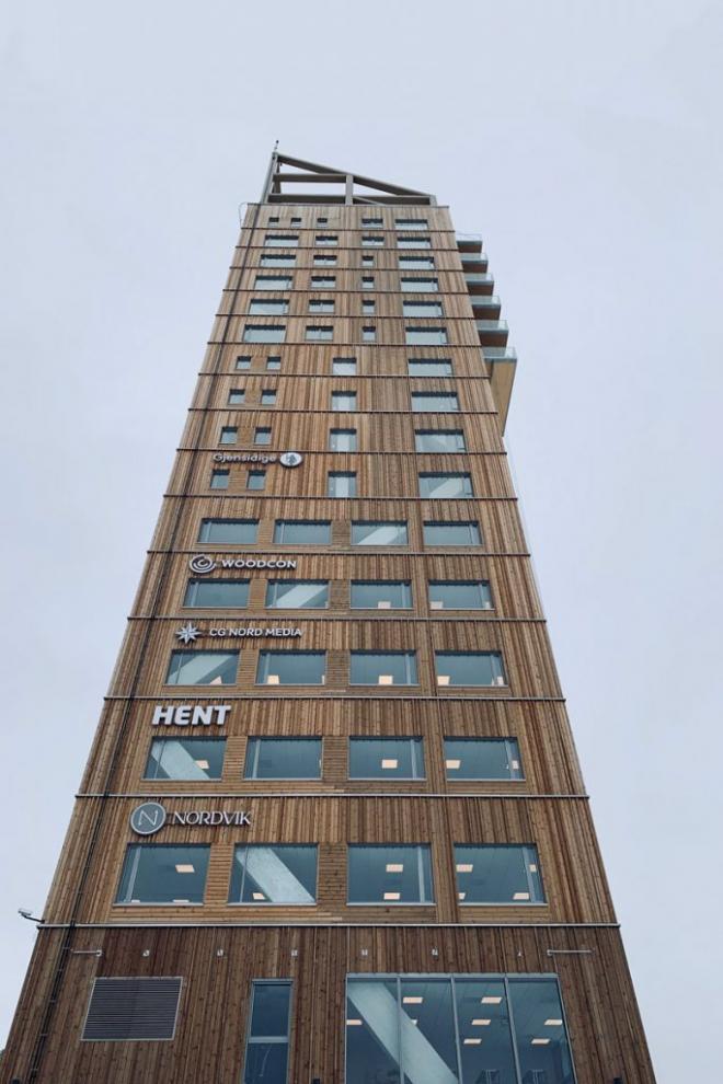 Voll Arkitekter, najwyższy drewniany wieżowiec