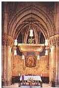 Zdjęcie ołtarza w świątyni Sagrada Familia