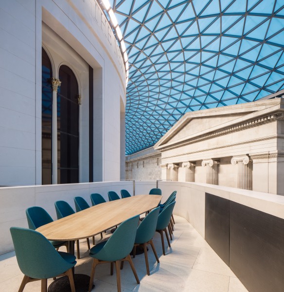 Aran Acja Wn Trza Restauracji W British Museum Sztuka Architektury