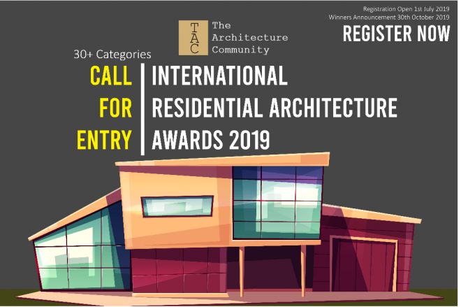 The Architecture Community, International Residential Architecture Awards 2019, konkurs dla architektów