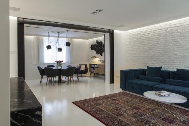 Studio Loko, białe wnętrze, aranżacja mieszkania