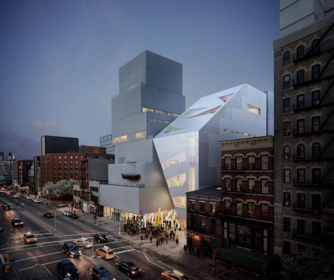 New Museum w Nowym Jorku - dobudówka OMA