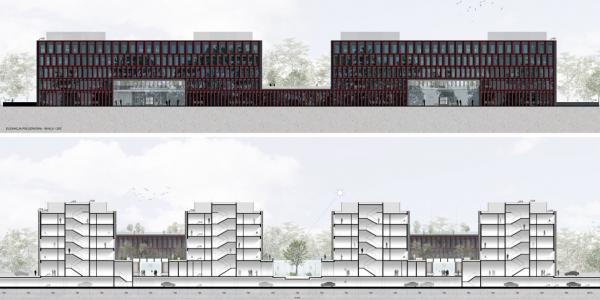 Projekt gmachu prokuratury w Katowicach 