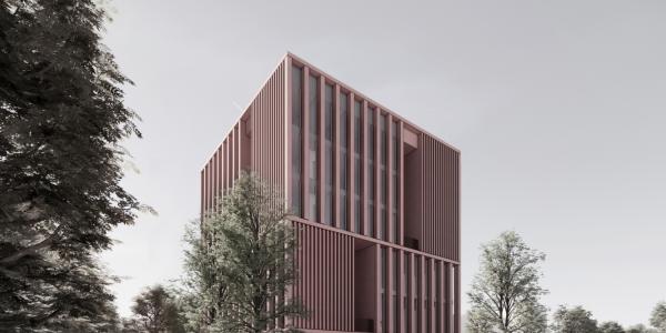 Projekt budynku dla uniwersytetu w Częstochowie 