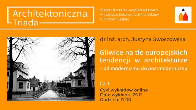 Wykład Gliwice na tle europejskich tendencji w architekturze 