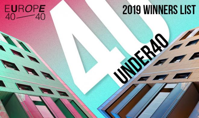 Europe 40under40 Awards 2019
