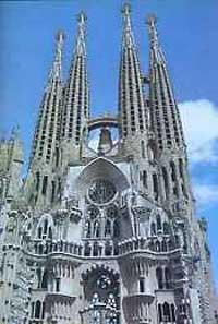 Zdjęcie katedry Sagrada Familia