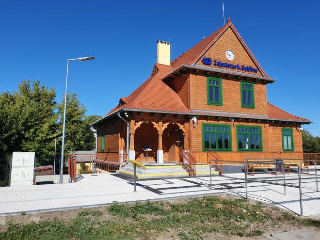 Przebudowa dworca kolejowego Zajezierze koło Dęblina 