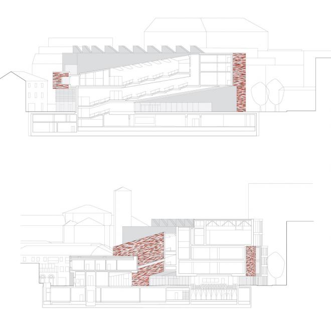 Sauerbruch Hutton, M9, projekt rewitalizacji, rewitalizacja obiektu, realizacja architektoniczna