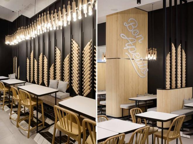 Brand'ys Design, Bon Apetito, wnętrze restauracji