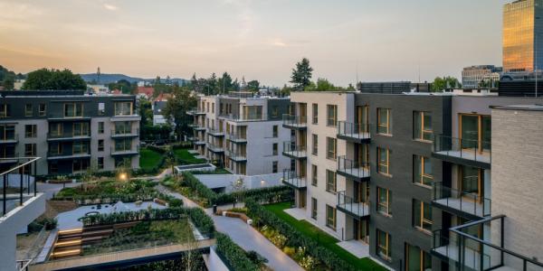 Osiedle jak atrium domu - Atrium Oliva pracowni Roark Studio