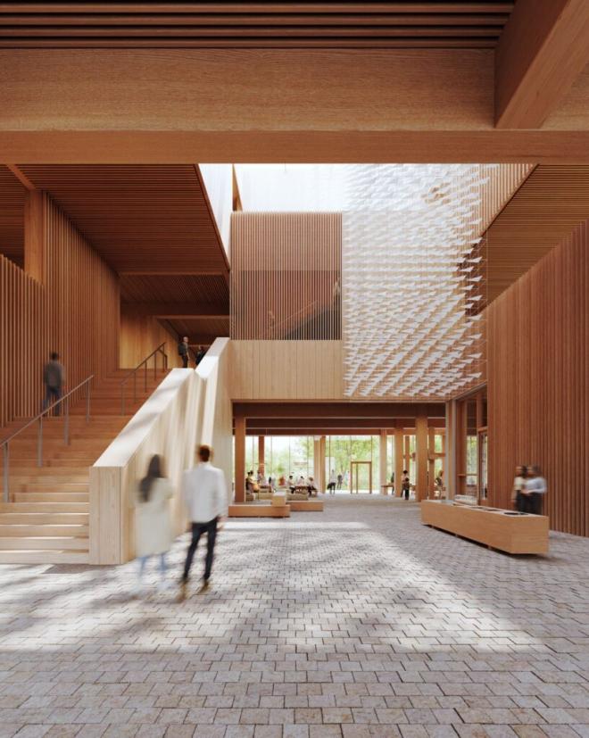 Projekt Centrum Sztuki i Nauki o Drewnie Xylopolis