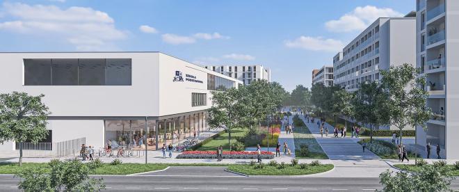 Osiedle wraz z infrastrukturą w Ursusie 