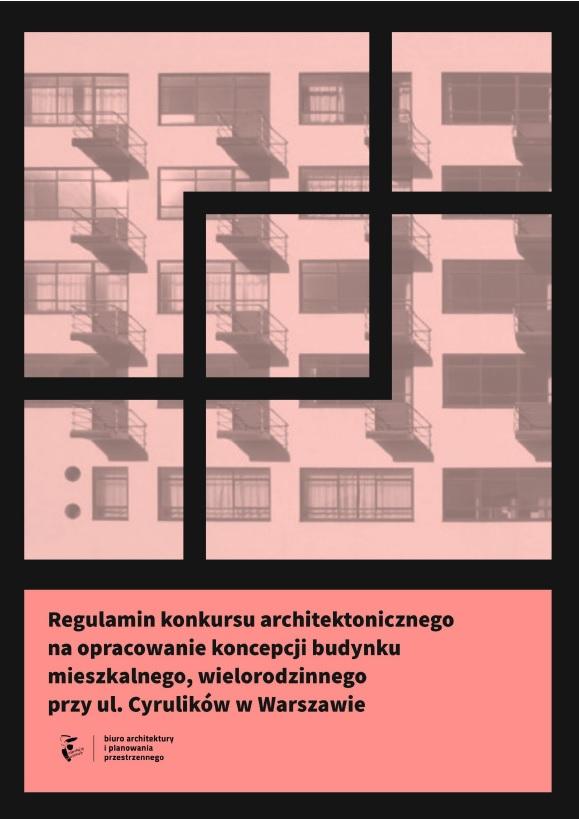 Budynek mieszkalny w Warszawie, konkurs architektoniczny