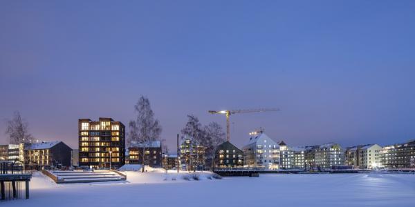 Wieżowiec z drewna w Szwecji od CF Møller