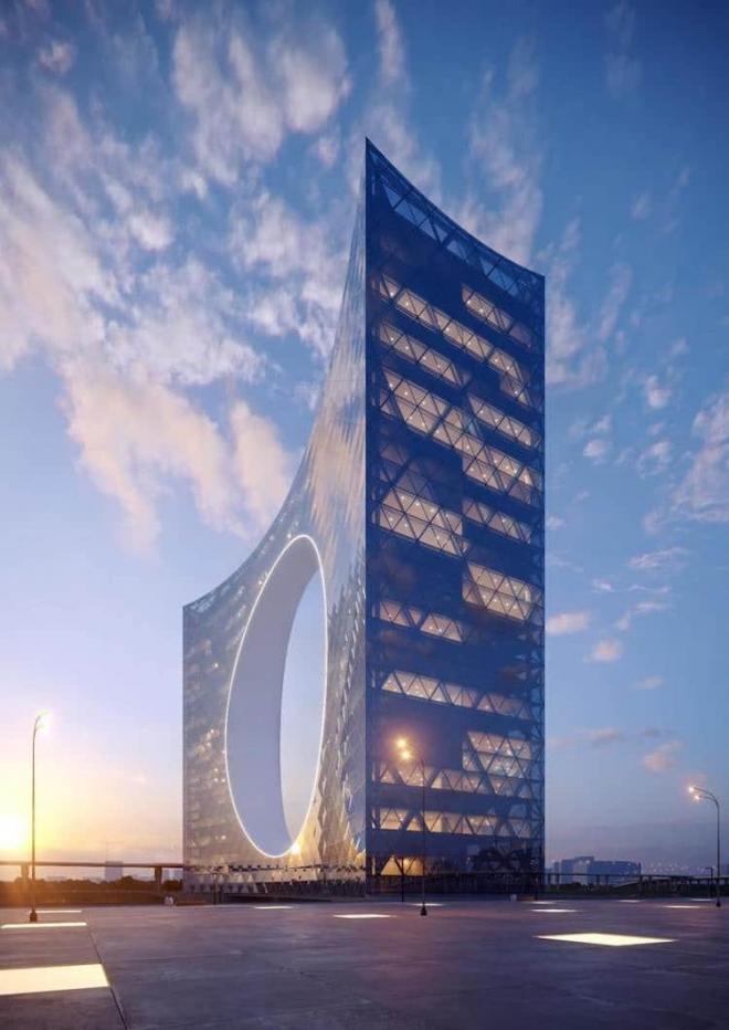 Fundamental Architects, Omega Render, wieza słońca, projekt architektoniczny, Astana