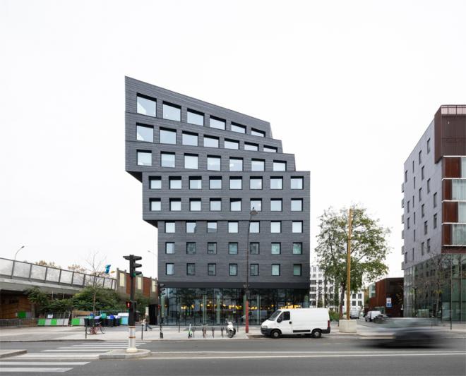 ECDM, projekt hotelu, Binet Montmartre, realizacja architektoniczna, hotel