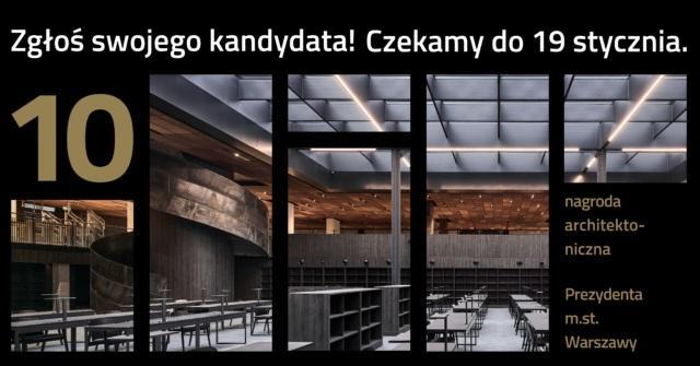 Konkurs na Architektoniczną Nagrodę Prezydenta m.st. Warszawy
