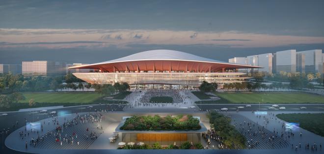 Projekt stadionu z biura Zaha Hadid Architects