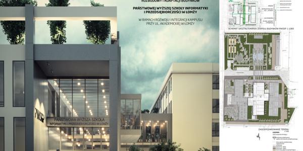 Rozbudowa i adaptacja budynków Państwowej Wyższej Szkoły Informatyki i Przedsiębiorczości w Łomży