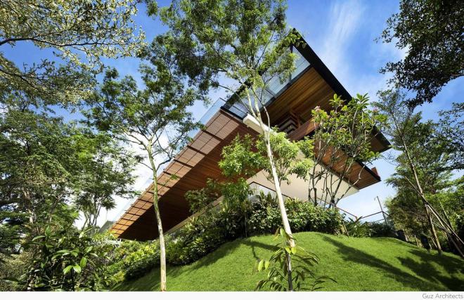 Botaniczna rezydencja, Botanica Residence, GUZ Architects, dom idealny, projekt domu