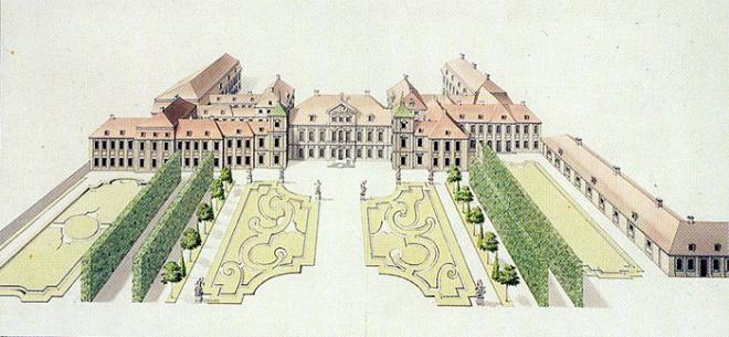 Pałac Saski, projekt architektoniczny