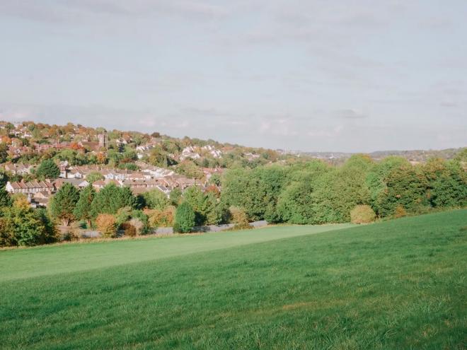 Lion Green Road w Coulsdon 