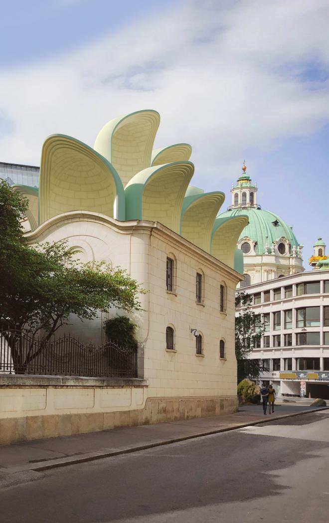 Projekt rozbudowy ambasady Francji w Wiedniu
