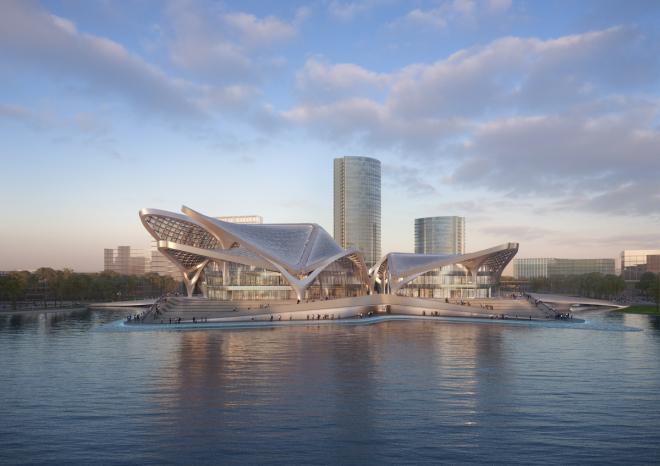 Centrum kultury od Zaha Hadid Architects 