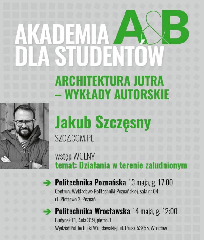 Jakub Szczęsny, wykład architektoniczny