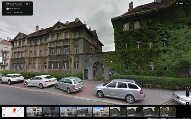 Przebudowa kamienic przy ulicy Kościuszki w Gliwicach