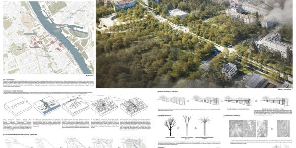 Przebudowa Karowej - Zwycięski projekt biura RS Architektura Krajobrazu