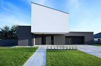 Dom w Rokietnicy – nowoczesna architektura w harmonii kontrastu