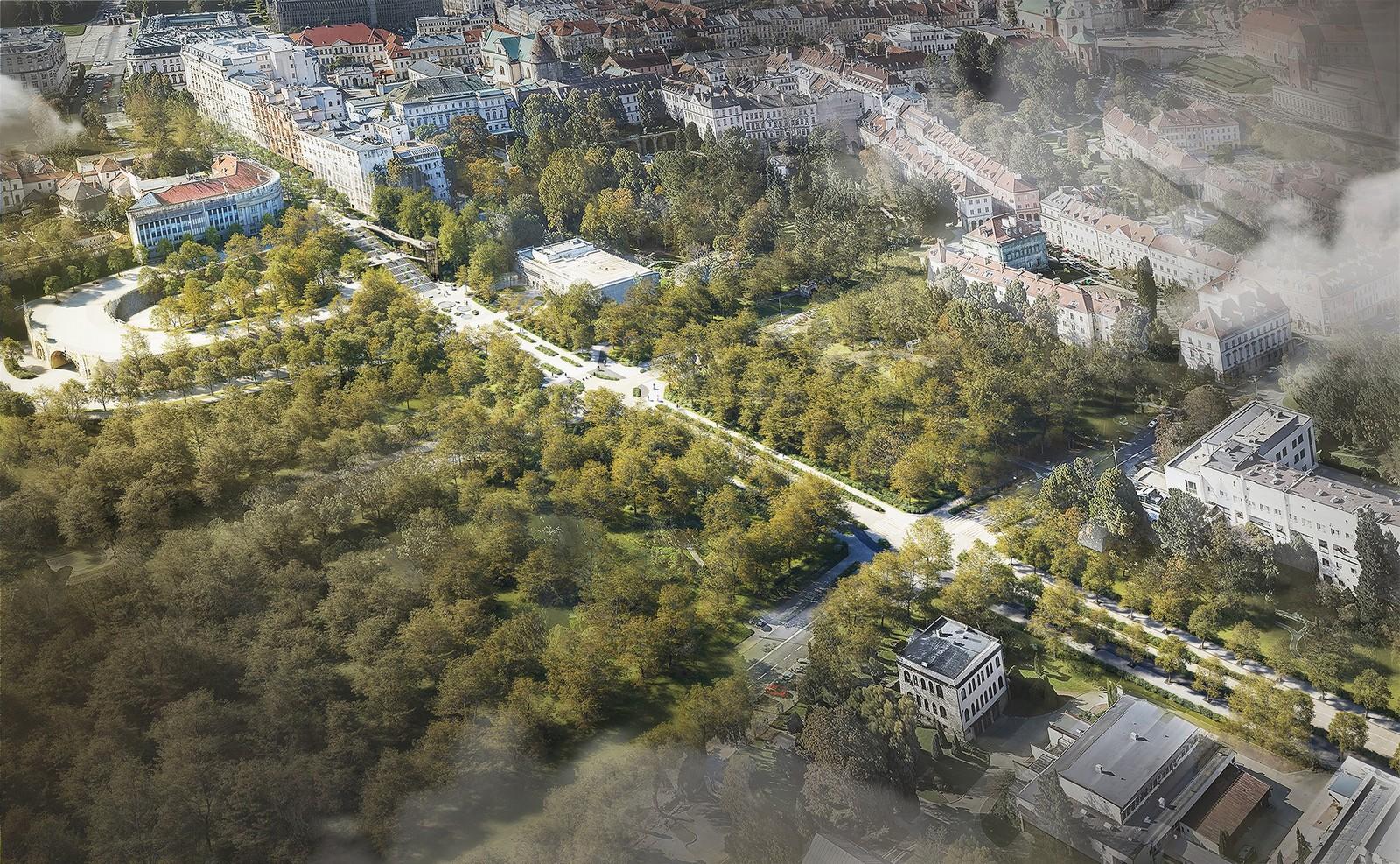 Architektura krajobrazu zszyje Skarpę Warszawską