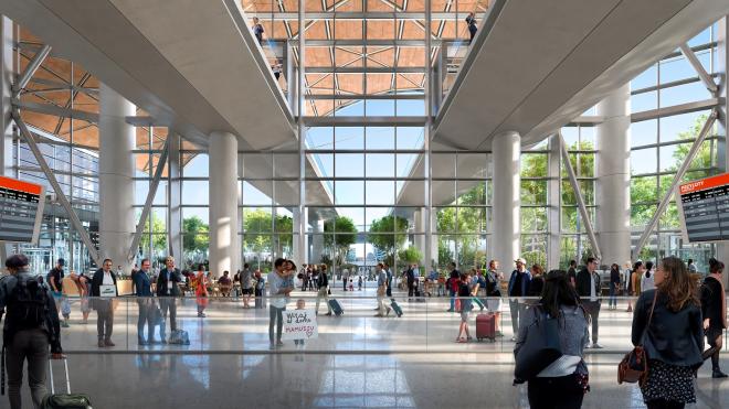 Centralny Port Komunikacyjny - projekt terminala