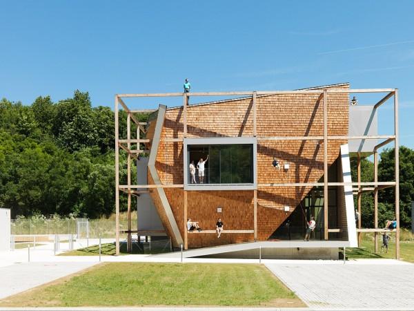 Heri&Salli, drewniany biurowiec, realizacje architektoniczne