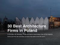 Architizer wyróżnił 30 polskich biur architektonicznych
