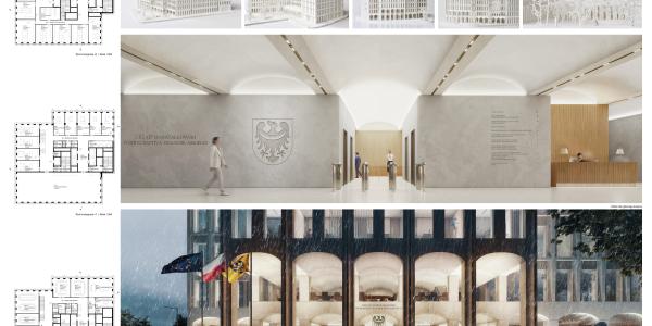 wyniki konkursu na siedzibę Urzędu Marszałkowskiego Województwa Dolnośląskiego - HRA Architekci