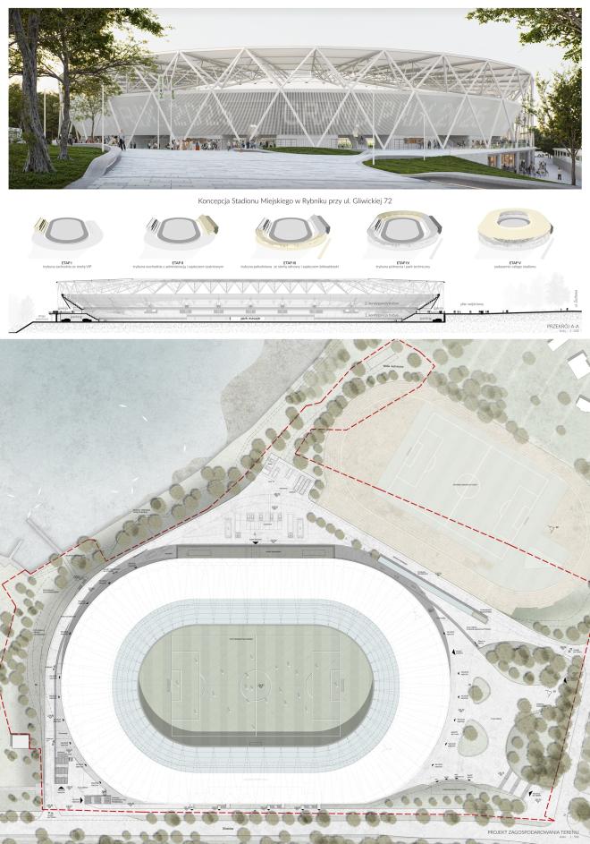 Przebudowa i rozbudowa Stadionu Miejskiego w Rybniku przy ul. Gliwickiej 72
