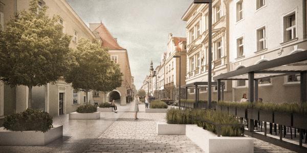 Projekt ulicy Krakowskiej w Opolu