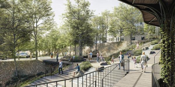 Zwycięski projekt biura RS Architektura Krajobrazu