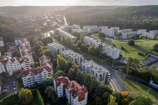 Osiedle Cis Park przy ulicy Chabrowej w Gdyni 