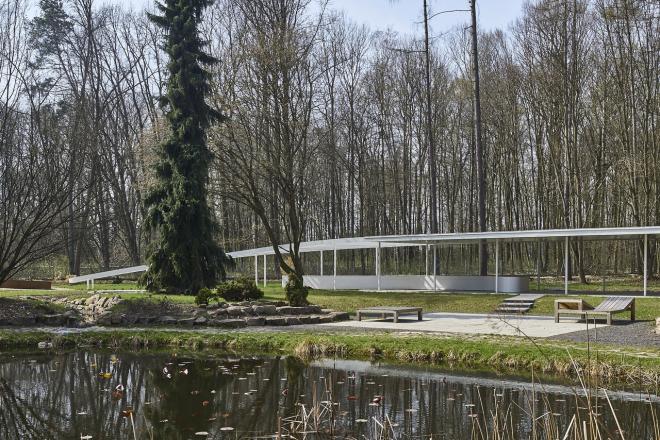JRK72 Architekt, Jacek Krych, Arboretum SGGW, Ogród Ginących Roślin Świata, realizacja architektoniczna