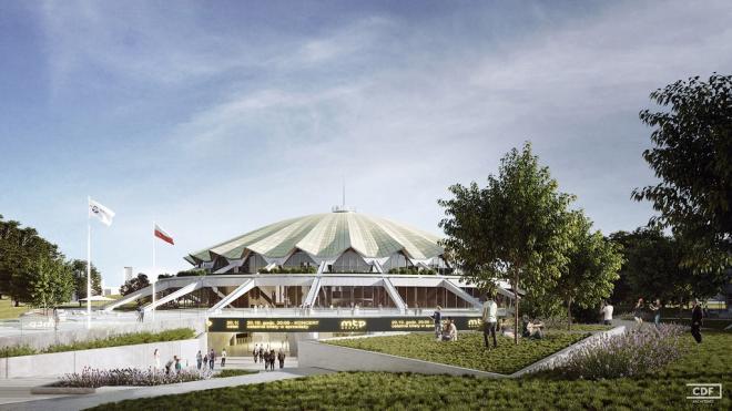 Projekt architektoniczny Hali Arena, CDF Architekci 