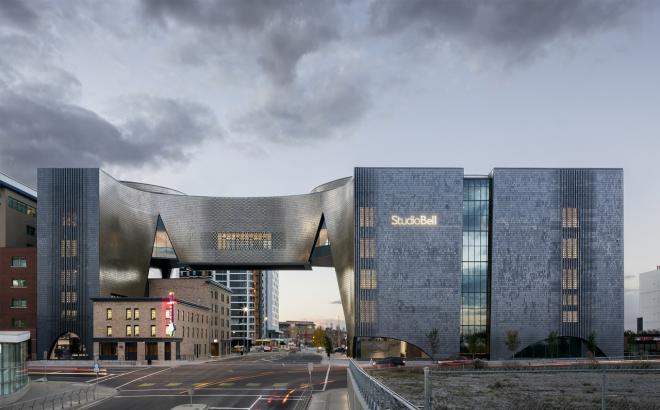 Studio Bell, Narodowe Centrum Muzyki w Calgary, Allied Works Architecture, niezwykła architektura, relizacja architektoniczna