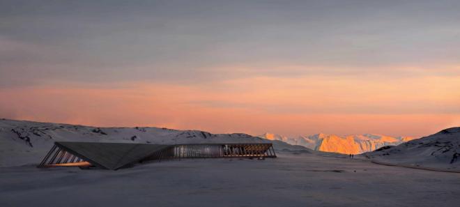 Pawilon Ilulissat Icefjord Centre na Grenlandii