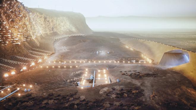 Nüwa - miasto na Marsie