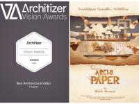 Rafał Barnaś zdobywa 15. Międzynarodową Nagrodę za ArchiPaper na Architizer Vision Awards 2023